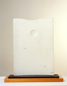 Gerda Frömel, Moon and Hill, c.1971, Alabaster. Image courtesy IMMA Collection