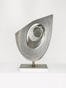 Mobile Form, 1973. This is one of Frömel's pieces with a rotating mechanism, which can be prone to corrosion.