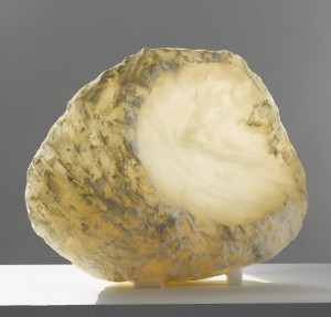 Hollowed stone, c.1966. Alabaster. The Artist's Estate.