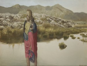 St Christopher in Landscape, c. 1955 OPW State Art Collection 