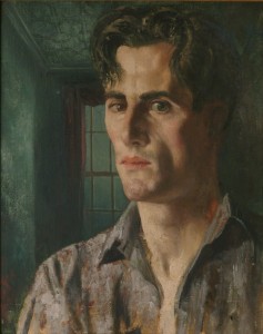 Portrait of Denis William Hamilton Hurley, 1945 courtesy of The Irish American Cultural Institute's O'Malley Irish Art Collection